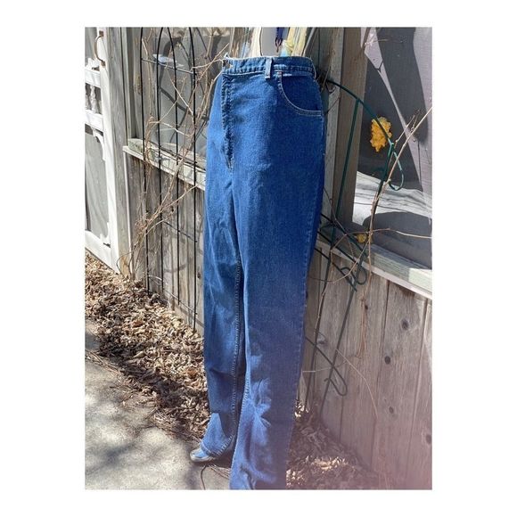 Vintage 70s High Waist Jeans Volup Tall - Picture 3 of 11